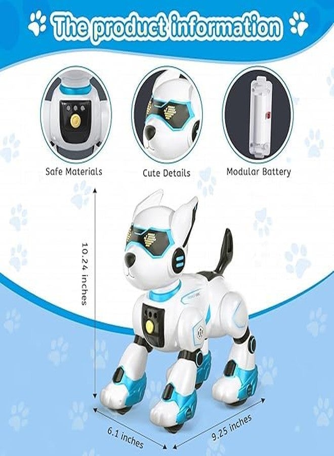 VIKINGS Smart Robots Dog Toy for Kids, Programmable Interactive RC Robotic Pets with Voice Control and Touch Sensory, Imitates Animals Music Dancing, Present for Kids (Smart Robots Dog) Multicolor - Image 5